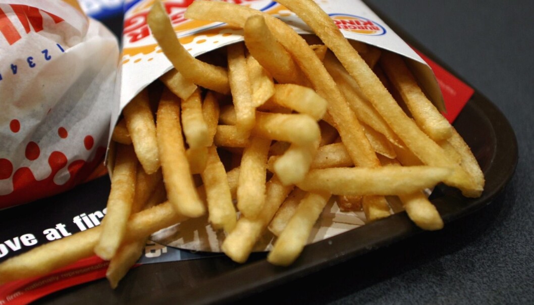 Aller mest akrylamid fant Helsedirektoratet i pommes frites solgt hos Burger King på Oslo City. (Foto: Knut Fjeldstad/NTB Scanpix) Aller mest akrylamid fant Helsedirektoratet i pommes frites solgt hos Burger King på Oslo City. (Foto: Knut Fjeldstad/NTB Scanpix)