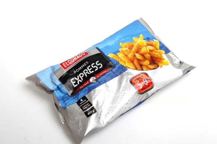 I frossen pommes frites som du lager ferdig hjemme, har produsentene greid å redusere mengden akrylamid kraftig. Dette viser at det nytter å gjøre noe med et problem om matvareprodusenter lytter til råd fra forskere. (Illustrasjonsfoto: Trond Solberg/NTB Scanpix) I frossen pommes frites som du lager ferdig hjemme, har produsentene greid å redusere mengden akrylamid kraftig. Dette viser at det nytter å gjøre noe med et problem om matvareprodusenter lytter til råd fra forskere. (Illustrasjonsfoto: Trond Solberg/NTB Scanpix)