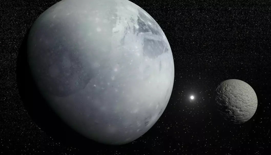 Fant polkalott av is på Pluto