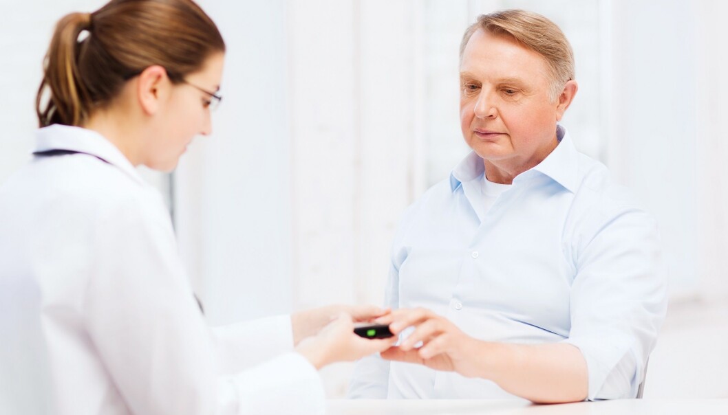 Når du får en type 2-diabetes-diagnose, går du ned i vekt, viser ny forskning. Tidligere undersøkelser har ellers vist at diabetikere ofte legger på seg etter at de har fått diagnosen. (Foto: Colourbox) Når du får en type 2-diabetes-diagnose, går du ned i vekt, viser ny forskning. Tidligere undersøkelser har ellers vist at diabetikere ofte legger på seg etter at de har fått diagnosen. (Foto: Colourbox)
