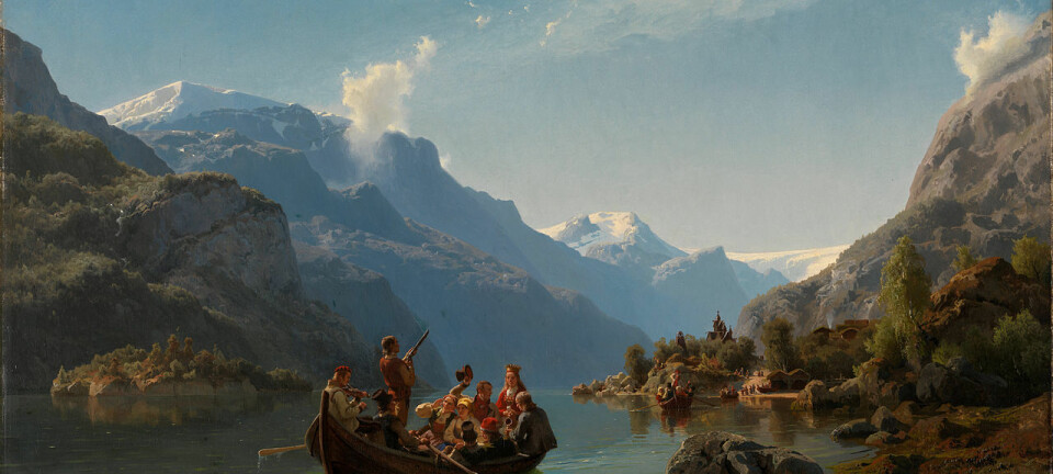 Brudeferd i Hardanger ble malt av Adolph Tidemand og Hans Gude. Det har vært uenighet om bildet som henger i Nasjonalgalleriet i Oslo, er orginalen. Tore Kirkholt mener at det er det.