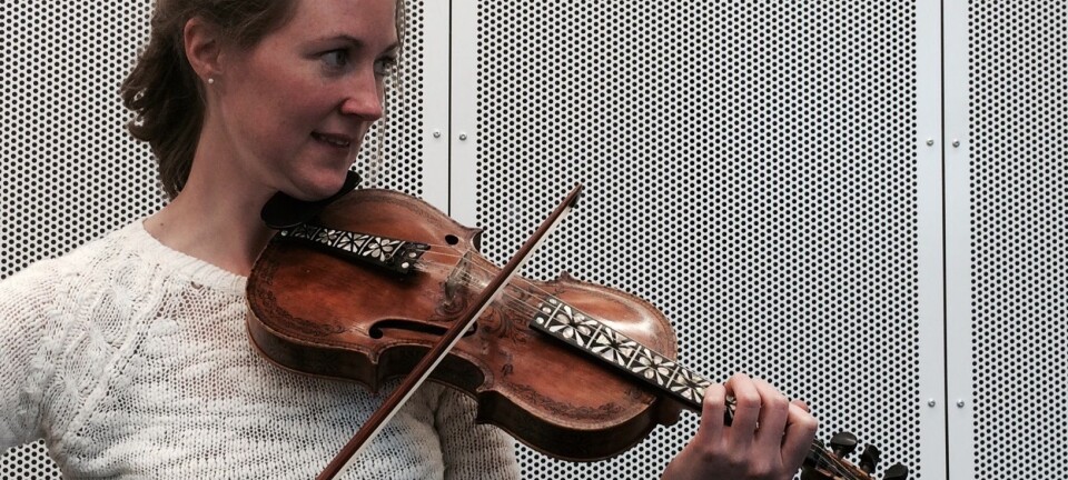 Laura Ellestad forsker på musikken til norske spellemenn i USA (Foto: Leif Gjerstad)