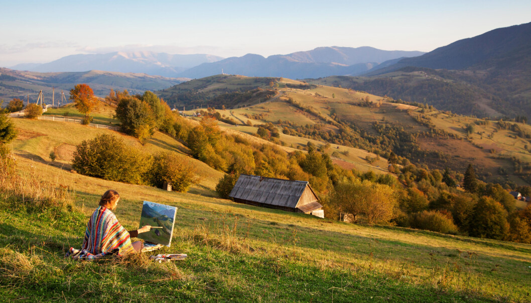 Vakker natur er en av mange ting som kan gi kreativ inspirasjon. Nå viser det seg at elektrisitet kan gjøre den samme nytten. (Foto: Colourbox) Vakker natur er en av mange ting som kan gi kreativ inspirasjon. Nå viser det seg at elektrisitet kan gjøre den samme nytten. (Foto: Colourbox)