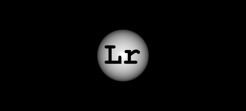 Ny forskning viser at lawrenecium ikke er helt som andre radioaktive metaller.  (Foto: Colourbox)