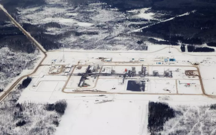 Statoils oljesandfasiliteter i Leismer i Canada. (Foto: Gorm Kallestad, NTB scanpix)
