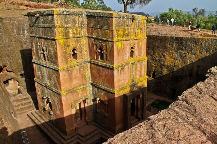 En kirke fra 1200- eller 1300-tallet i Lalibela i Etiopia. Her ble kristendommen etablert allerede i det fjerde århundre etter Kristus. (Foto: Colourbox) En kirke fra 1200- eller 1300-tallet i Lalibela i Etiopia. Her ble kristendommen etablert allerede i det fjerde århundre etter Kristus. (Foto: Colourbox)