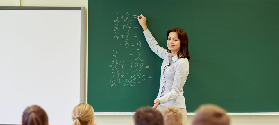 I 2005 innførte regjeringen krav om at søkere til lærerutdanningen måtte ha minimum tre i norsk og matematikk. Det ga ikke flere søkere fra dem med de høyeste karakterene, viser en ny undersøkelse.  (Foto: Microstock/NTB scanpix)