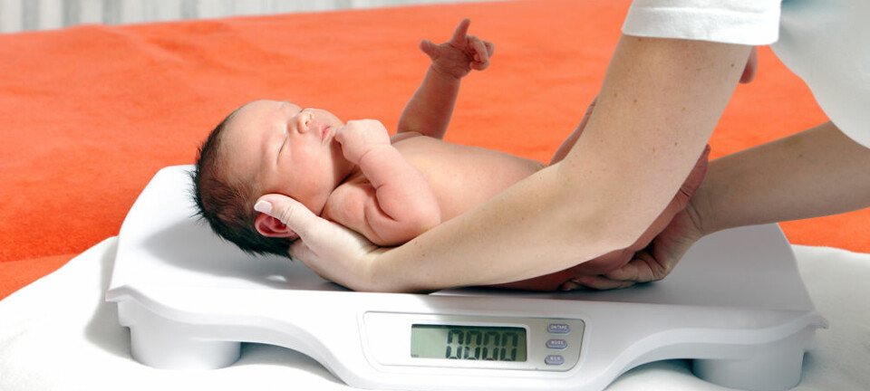 Miljøgifter kan påvirke babyens vekst. (Illustrasjon: Microstock)