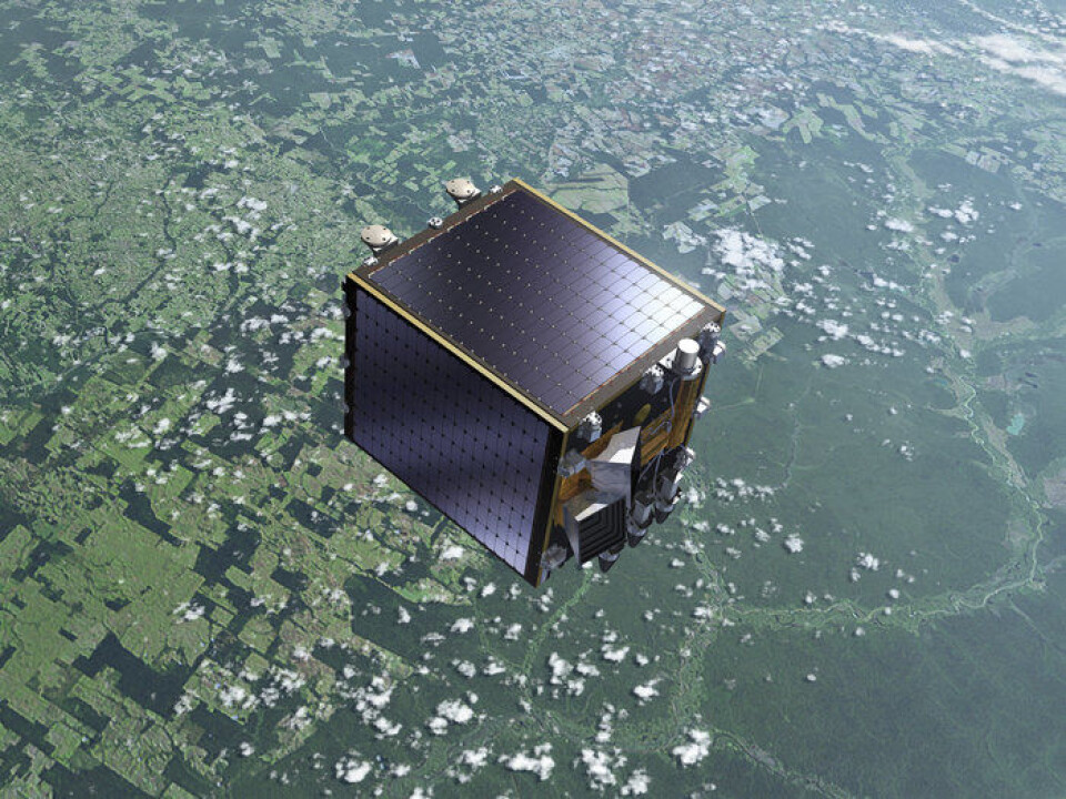 ESAs belgiske satellitt Proba-V ble skutt opp i 2013 og holder øye med vegetasjonsdekket og skogene på jorda. (Foto: ESA/P.Carril)