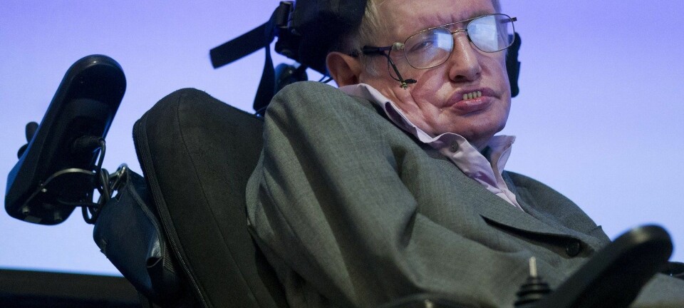 Stephen Hawking er an av flere fremtredende vitenskapsmenn som er bekymret for utviklingen innen for eksempel kunstig intelligens. (Foto: Afp/Scanpix)