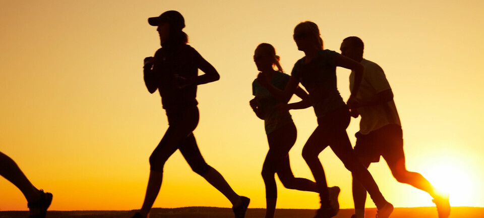 Ta det rolig og nyt løpeturen. Moderat løping er nemlig sunnere enn den mer intense varianten. Det viser ny dansk forskning.  (Foto: Colourbox)