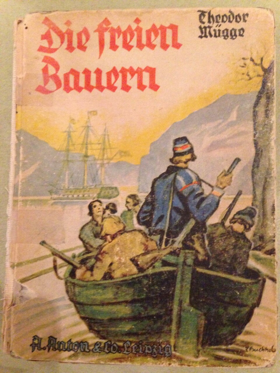 Bokutgaven, tegning Wilhelm Repsold.