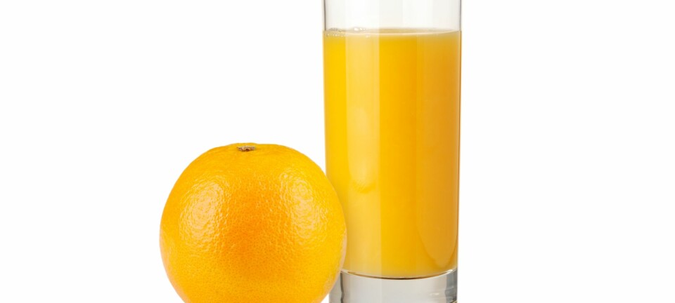 Hva bør du velge, juice eller helst appelsin? (Foto: Colourbox)