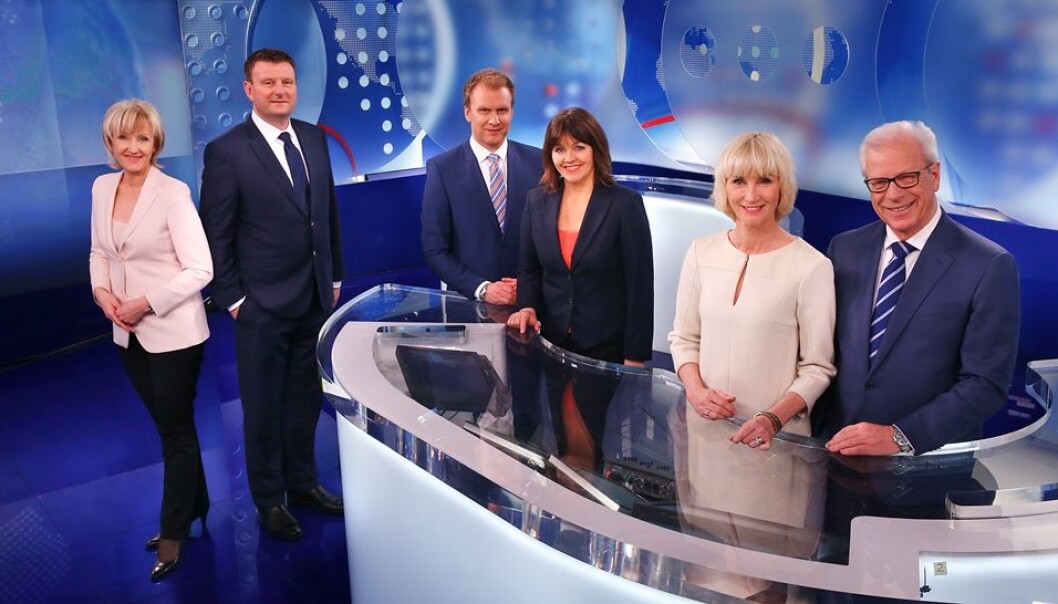 NRK oppfattes å være mer nyttig og levere journalistikk av høyere kvalitet enn TV2, ifølge BIs kundebarometer. (Foto: Ole Kaland, NRK) NRK oppfattes å være mer nyttig og levere journalistikk av høyere kvalitet enn TV2, ifølge BIs kundebarometer. (Foto: Ole Kaland, NRK)