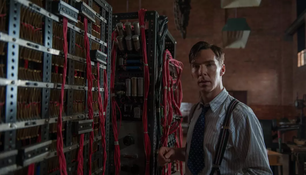 Alan Turing blir spilt av Benedict Cumberbatch i 