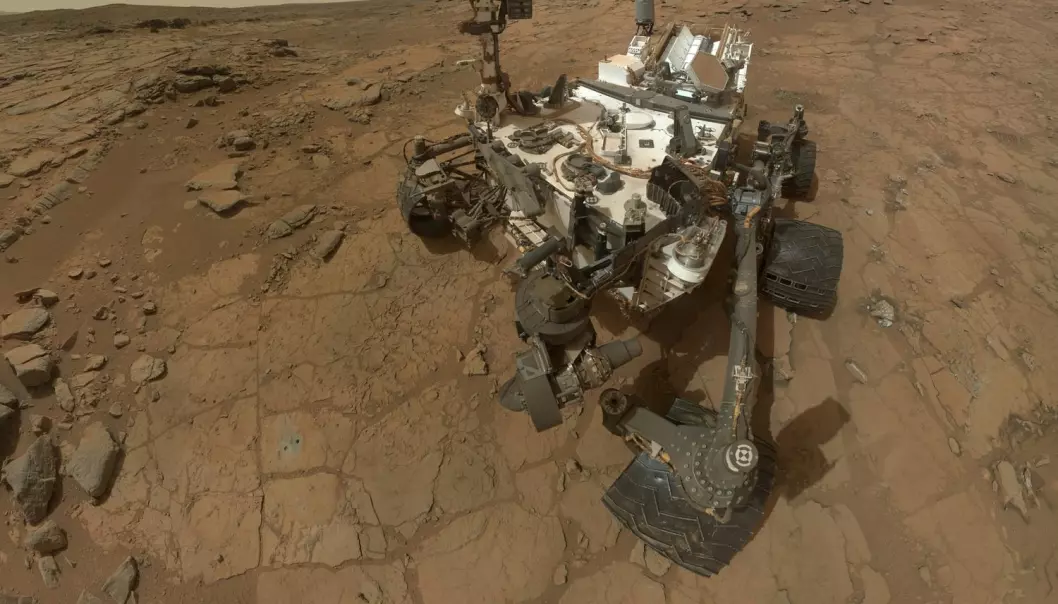 Curiosity oppdager avleiringer etter vann på Mars