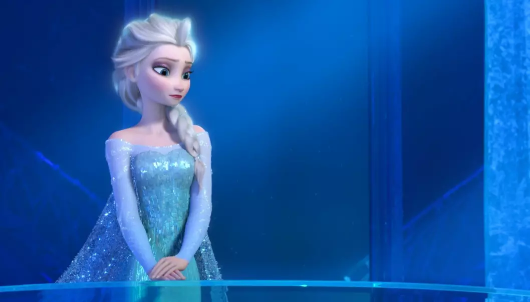 La den gå! No kan Elsa frå filmen Frost i teorien få hyperrealistiske auge. Ville ho utstrålt like mykje sjarm utan store ikoniske Disney-auge tru? (Foto: The Walt Disney Company Nordic)