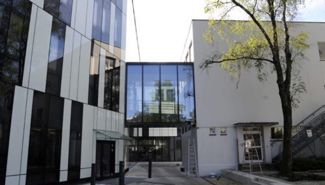Nybygget på Norges Handelshøyskole. (Foto: Hallvard Lyssand) Nybygget på Norges Handelshøyskole. (Foto: Hallvard Lyssand)
