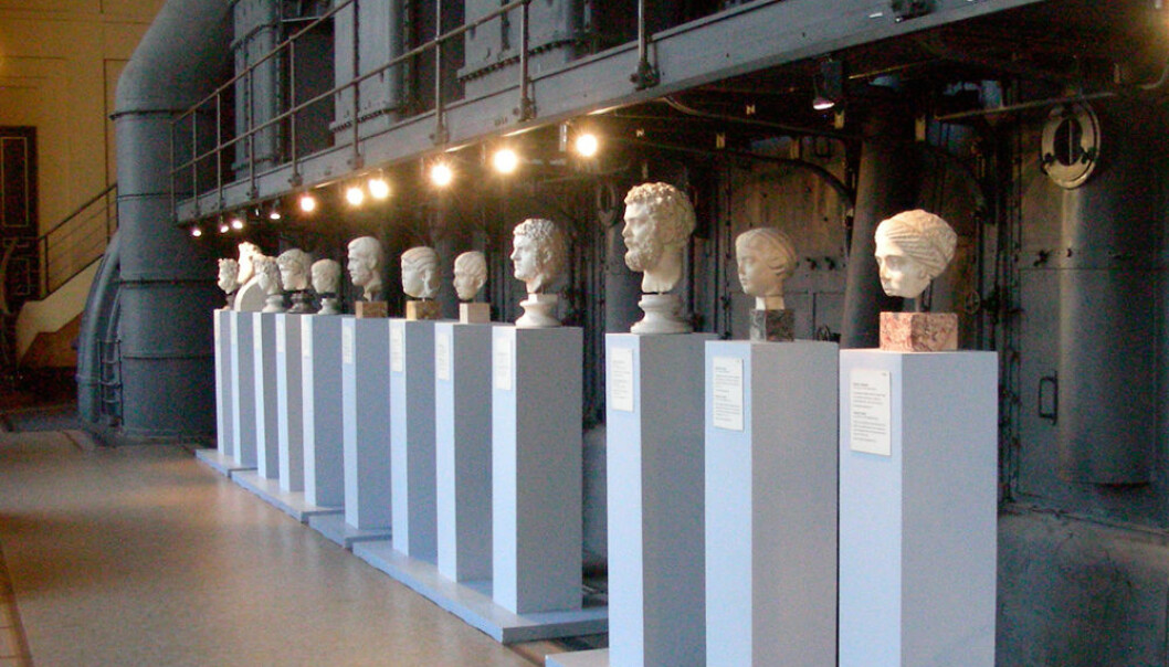 Ved Musei Capitiolini Centrale Montemartini i Roma stilles klassiske romerske byster ut i et gammelt kraftverk. (Foto: MM, Wikimedia Commons) Ved Musei Capitiolini Centrale Montemartini i Roma stilles klassiske romerske byster ut i et gammelt kraftverk. (Foto: MM, Wikimedia Commons)