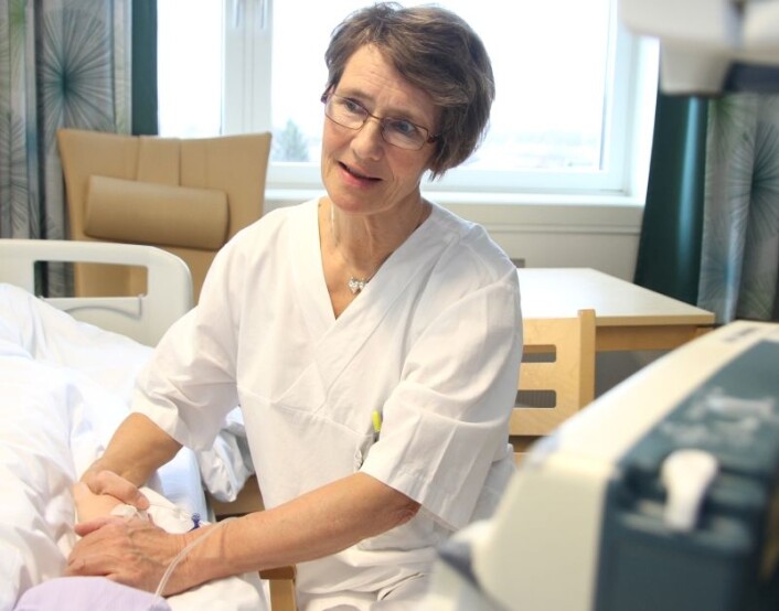 Lindring på St. Olavs Hospital. (Foto: Frode Nikolaisen, St. Olavs Hospital) Lindring på St. Olavs Hospital. (Foto: Frode Nikolaisen, St. Olavs Hospital)