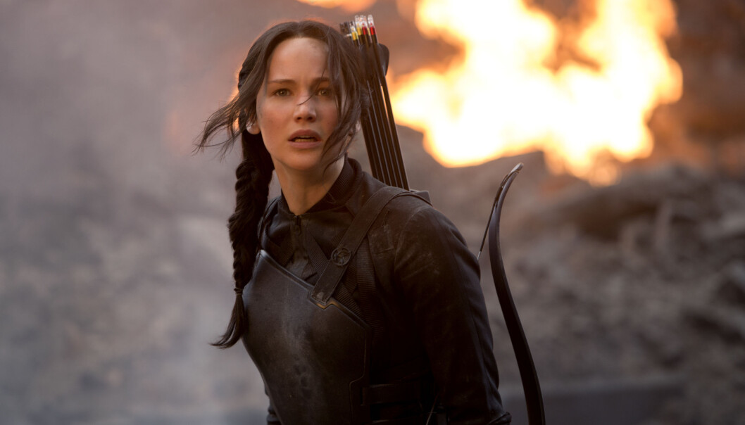 Et ferskt eksempel på kvinne i sterk hovedrolle: Jennifer Lawrence som Katniss Everdeen i «The Hunger Games: Mockingjay - Part 1». (Foto: Lionsgate) Et ferskt eksempel på kvinne i sterk hovedrolle: Jennifer Lawrence som Katniss Everdeen i «The Hunger Games: Mockingjay - Part 1». (Foto: Lionsgate)