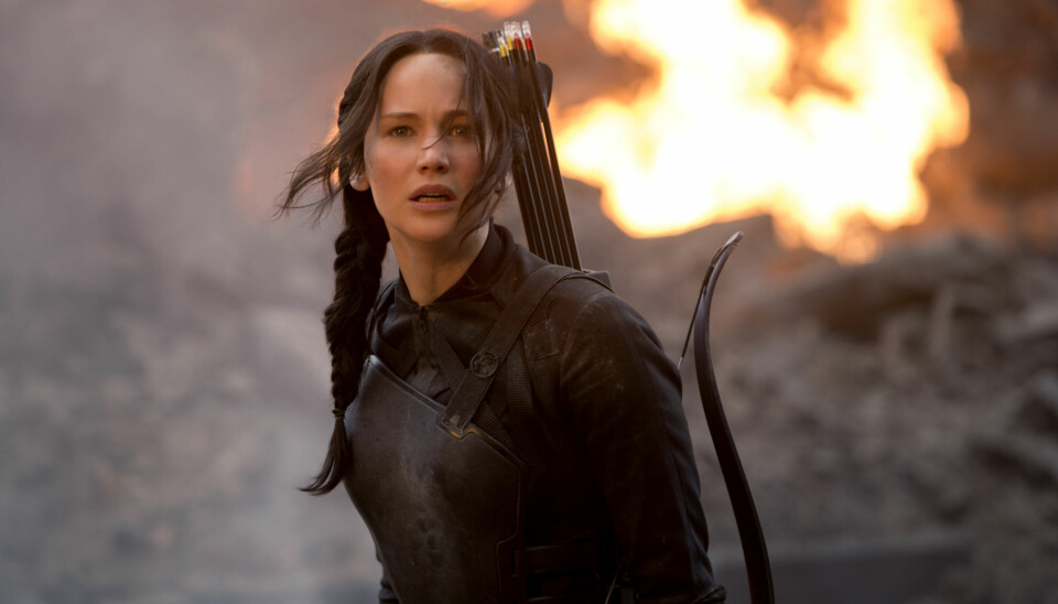 Et ferskt eksempel på kvinne i sterk hovedrolle: Jennifer Lawrence som Katniss Everdeen i «The Hunger Games: Mockingjay - Part 1». (Foto: Lionsgate)