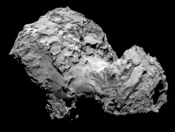 Komet 67P/Cherjumov-Gerasimenko.  (Foto:  ESA/Rosetta/NAVCAM)