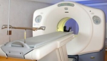 Forsøkspersonenes hjerner ble scannet i en slik PET-scanner, hvor forskerne målte endorfinreseptorer og endorfinnivå. Forsøkspersonenes hjerner ble scannet i en slik PET-scanner, hvor forskerne målte endorfinreseptorer og endorfinnivå.
