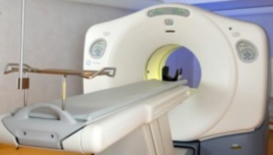Forsøkspersonenes hjerner ble scannet i en slik PET-scanner, hvor forskerne målte endorfinreseptorer og  endorfinnivå.