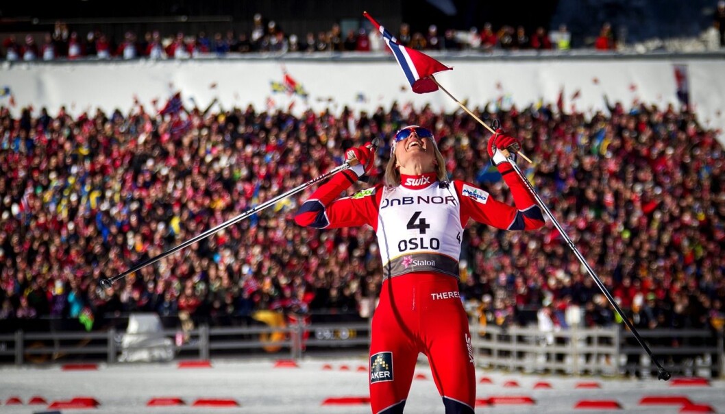 Dette får vi ikke oppleve i olympisk sammenheng: Therese Johaug som vinner 30 kilometeren på hjemmebane. Bildet er fra VM på ski i Oslo i 2011. (Foto: Scanpix, Dag W. Grundseth) Dette får vi ikke oppleve i olympisk sammenheng: Therese Johaug som vinner 30 kilometeren på hjemmebane. Bildet er fra VM på ski i Oslo i 2011. (Foto: Scanpix, Dag W. Grundseth)