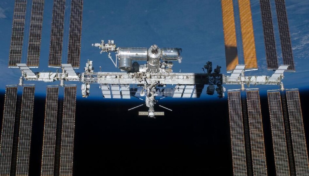 Den Internasjonale Romstasjonen, hvor eksperimentene skal finne sted. (Bilde: NASA) Den Internasjonale Romstasjonen, hvor eksperimentene skal finne sted. (Bilde: NASA)