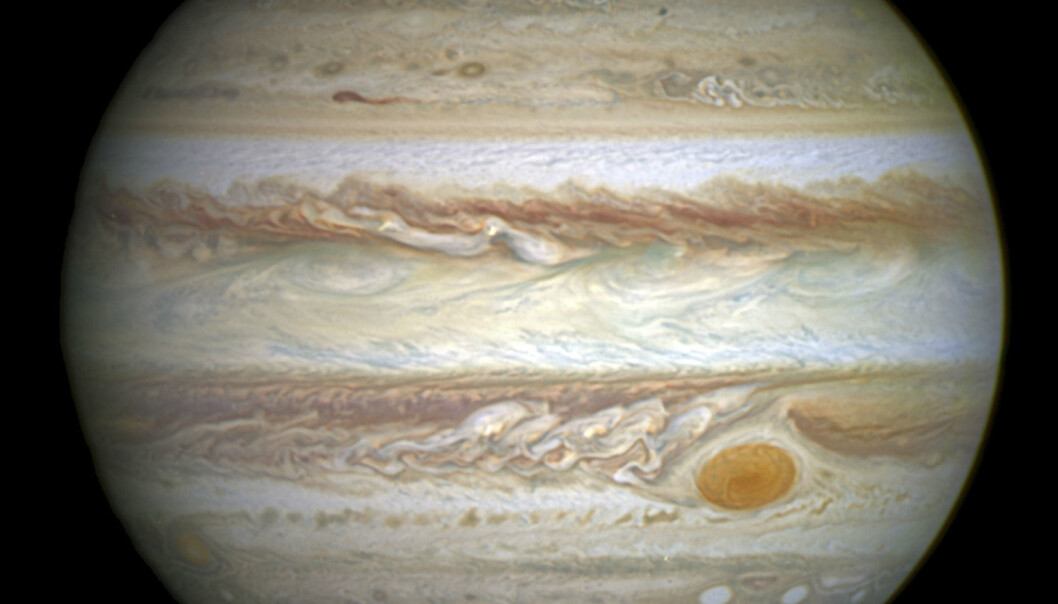 Vannet på jorda kan ha kommet med meteorer fra Jupiter. (Foto: NASA) Vannet på jorda kan ha kommet med meteorer fra Jupiter. (Foto: NASA)