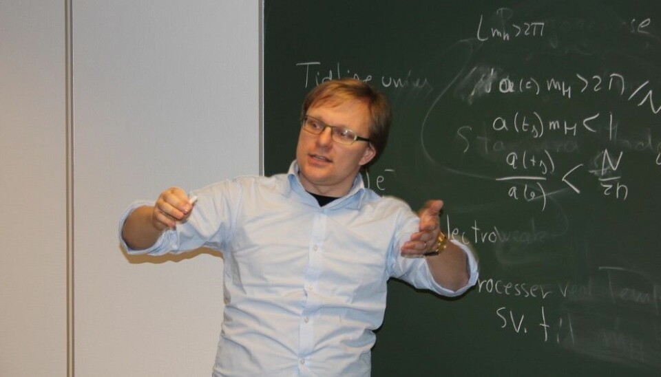 Professor Anders Tranberg ved Universitetet i Stavanger. (Foto: Kjersti Hetland/NRK)