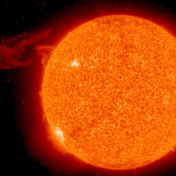 FNs klimapanel mener at det ikke kan være endringer i solen som er årsaken til den globale oppvarmingen. (Foto: NASA) FNs klimapanel mener at det ikke kan være endringer i solen som er årsaken til den globale oppvarmingen. (Foto: NASA)