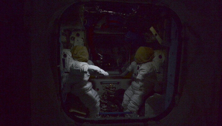 Halloween-natt på romstasjonen