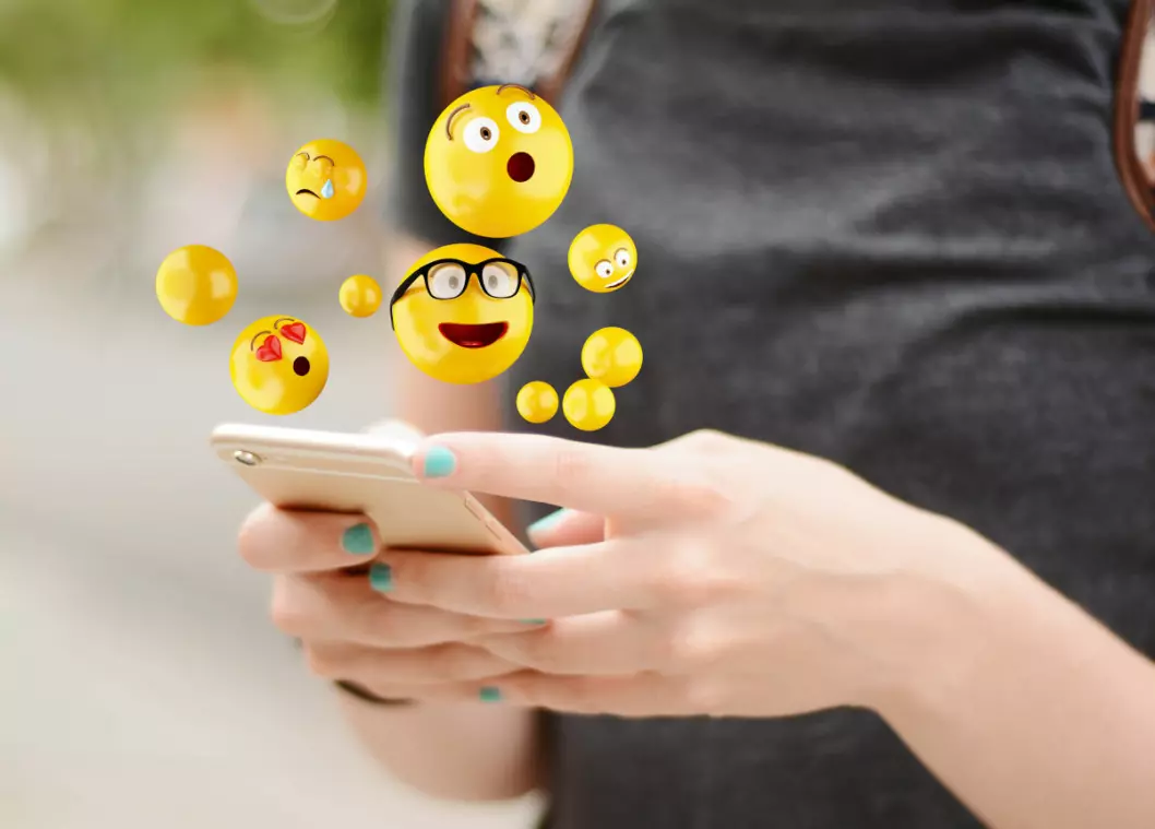 Uses of emojis show how positive or negative twitter users are to the disease. (Photo: Colourbox)