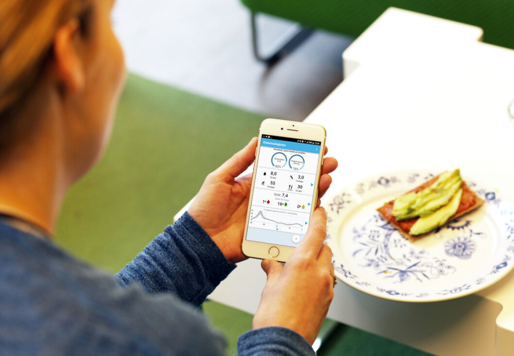 The goal of the Diabetes Diary app is to help patients with diabetes control their disease better. (Photo: Jarl-Stian Olsen) The goal of the Diabetes Diary app is to help patients with diabetes control their disease better. (Photo: Jarl-Stian Olsen)