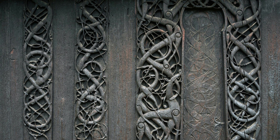 The Urnes stave church is unique because of its particularly fine wood carvings. (Foto: Lene Buskoven, Riksantikvaren)