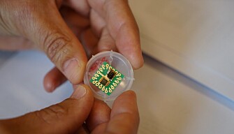 An early prototype of CrayoNano’s UV LED. (Photo: Mona Sprenger) An early prototype of CrayoNano’s UV LED. (Photo: Mona Sprenger)