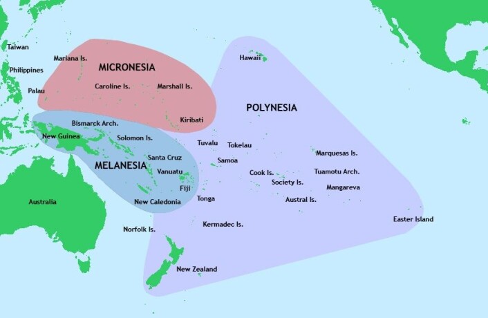 Polynesia består av mer enn 1000 øyer, spredd utover det sørlige og midtre Stillehavet. (Foto: (Bilde: Offentlig eiendom)) Polynesia består av mer enn 1000 øyer, spredd utover det sørlige og midtre Stillehavet. (Foto: (Bilde: Offentlig eiendom))