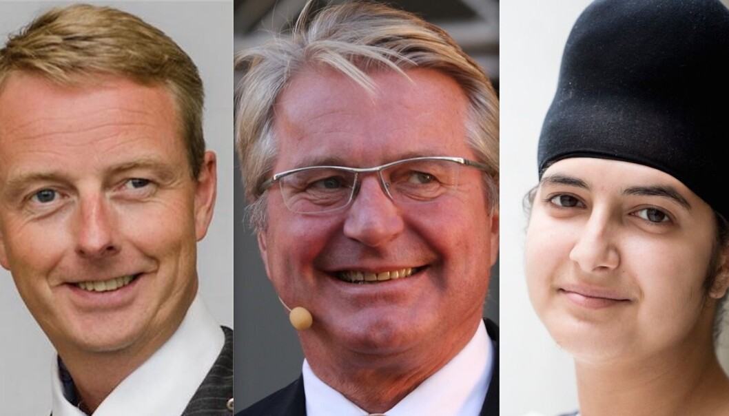 Om velgerne hadde fått bestemme: Terje Søviknes (Frp), Fabian Stang (H) og Prableen Kaur (A) ville sittet fast på Stortinget nå. (Fotos: Os kommune, Jarle Vines/Wikimedia, Berit Roald/NTB Scanpix) Om velgerne hadde fått bestemme: Terje Søviknes (Frp), Fabian Stang (H) og Prableen Kaur (A) ville sittet fast på Stortinget nå. (Fotos: Os kommune, Jarle Vines/Wikimedia, Berit Roald/NTB Scanpix)