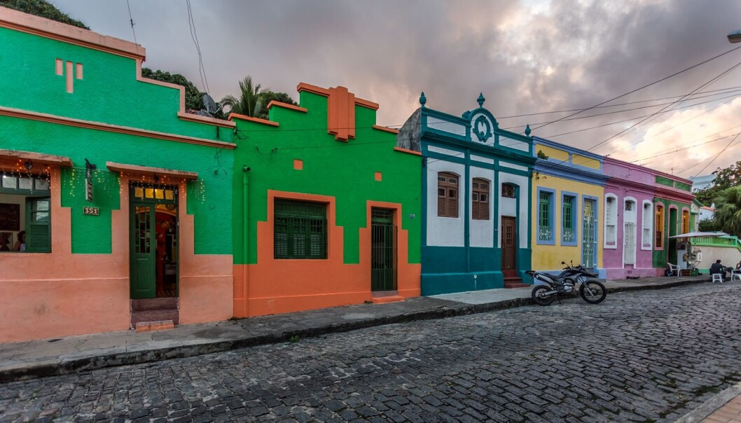 En fredelig dag i gamlebyen i Olinda i den brasilianske delstaten Pernambuco. (Foto: Colourbox) En fredelig dag i gamlebyen i Olinda i den brasilianske delstaten Pernambuco. (Foto: Colourbox)
