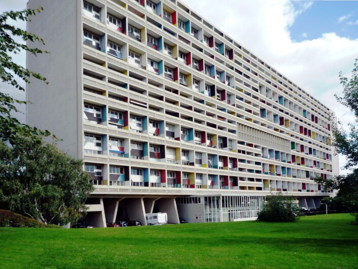 Unité d’Habitation i Berlin, oppført 1957. (Foto: Manfred Brückels/Creative Commons) Unité d’Habitation i Berlin, oppført 1957. (Foto: Manfred Brückels/Creative Commons)