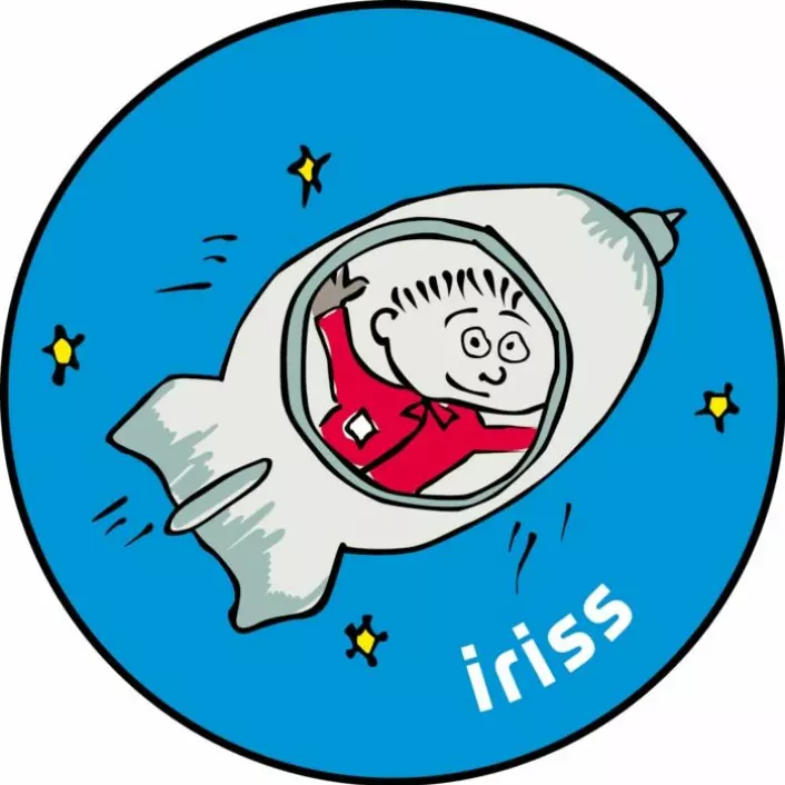 Den andre logoen til Iriss, Andreas Mogensens oppdrag på romstasjonen i september 2015, ment for å inspirere barn og unge til å lære mer.