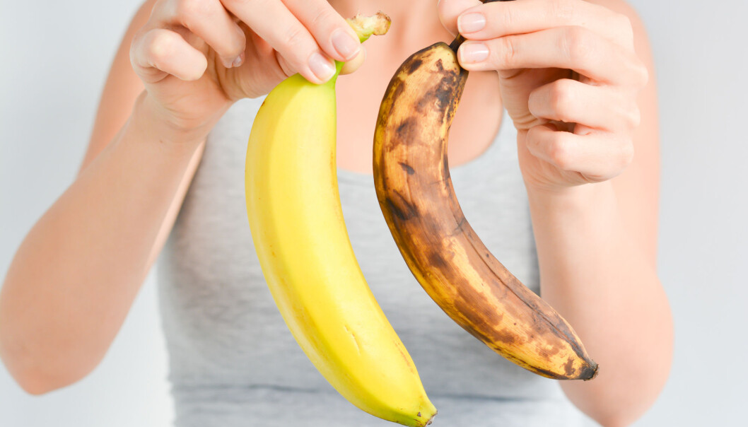 Ville du ha kjøpt bananen til høyre? Hva om den har på seg en solhatt og ligger på solseng? (Illustrasjonsfoto: Eviart / Shutterstock / NTB scanpix) Ville du ha kjøpt bananen til høyre? Hva om den har på seg en solhatt og ligger på solseng? (Illustrasjonsfoto: Eviart / Shutterstock / NTB scanpix)