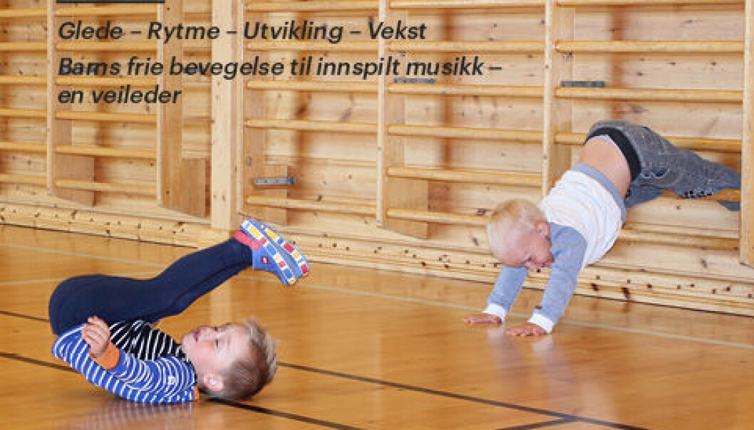 Et hefte har råd om hvordan voksne kan forholde seg til barn, bevegelse og musikk. (Bildet viser del av forsiden på heftet) Et hefte har råd om hvordan voksne kan forholde seg til barn, bevegelse og musikk. (Bildet viser del av forsiden på heftet)