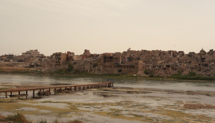 Gamlebyen i Mosul ble bombet under militæroperasjonene mot IS. Den ligger fortsatt i ruiner. (Foto: Mathilde Becker Aarseth) Gamlebyen i Mosul ble bombet under militæroperasjonene mot IS. Den ligger fortsatt i ruiner. (Foto: Mathilde Becker Aarseth)