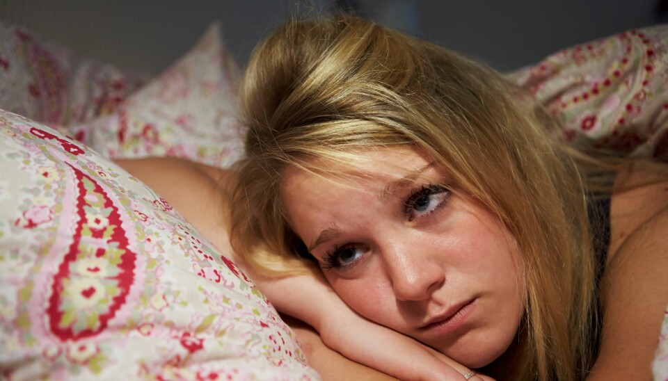 Det å bli bekymret når du ikke får sove, kan bidra til søvnløshet på sikt. (Foto: Colourbox)