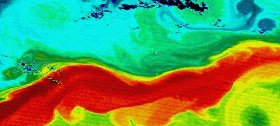 Det er en gjengs oppfatning at det varme atlanterhavsvannet sluttet å strømme inn i de nordiske hav under siste istid. - Våre resultater tyder på at det motsatte, sier Mohamed Ezat, doktorgradsstipendiat ved UiT, Norges arktiske universitet.  (Foto: NASA)