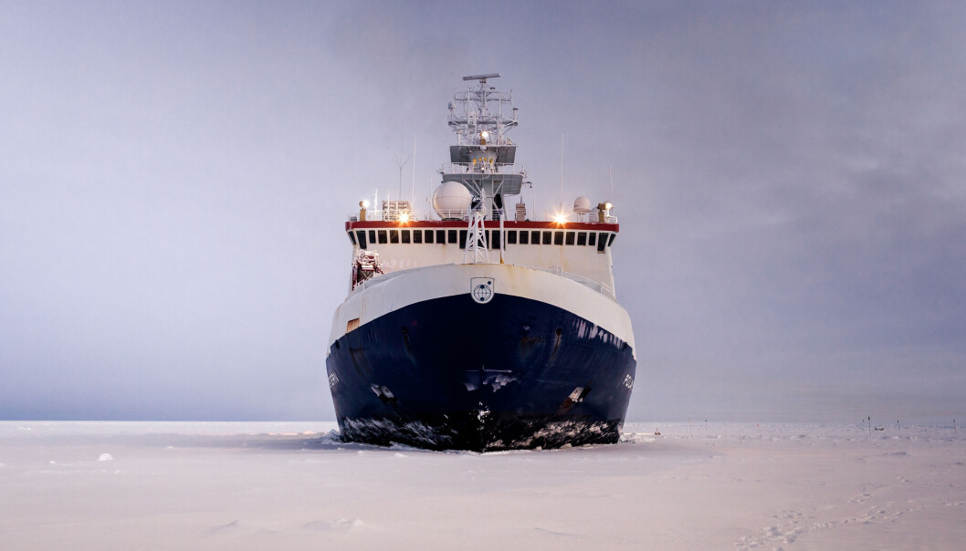 Isbryteren Polarstern skal tilbringe et år i isen i Nordishavet med mange forskere om bord. Arkivbilde tatt i Weddellmeer, Sørishavet. (Foto: Mario Hoppmann, Alfred-Wegener-Institut, NTB scanpix) Isbryteren Polarstern skal tilbringe et år i isen i Nordishavet med mange forskere om bord. Arkivbilde tatt i Weddellmeer, Sørishavet. (Foto: Mario Hoppmann, Alfred-Wegener-Institut, NTB scanpix)